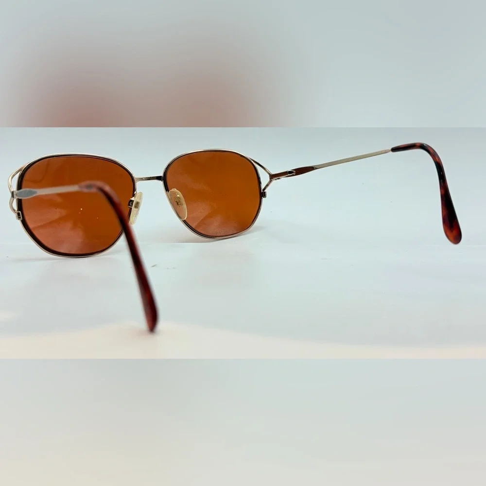 Vintage Tortoise Gold Oval Sunglasses Frames Only